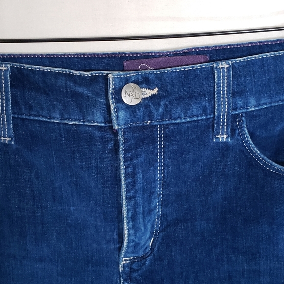NYDJ Not Your Daughter's Jeans 5-Pocket Mid-Rise Blue Velvet Women's Size 4 - Picture 5 of 8